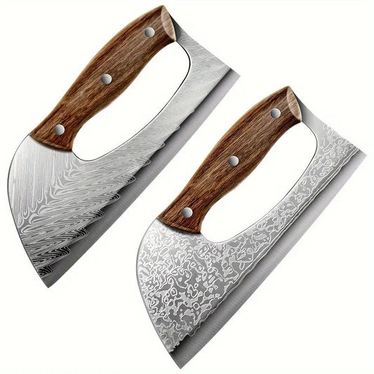 1pc Kitchen Slicing Knife Set Sharp High Carbon Stainless Steel cleaver Knife, Multi-Functional Chef's Knife