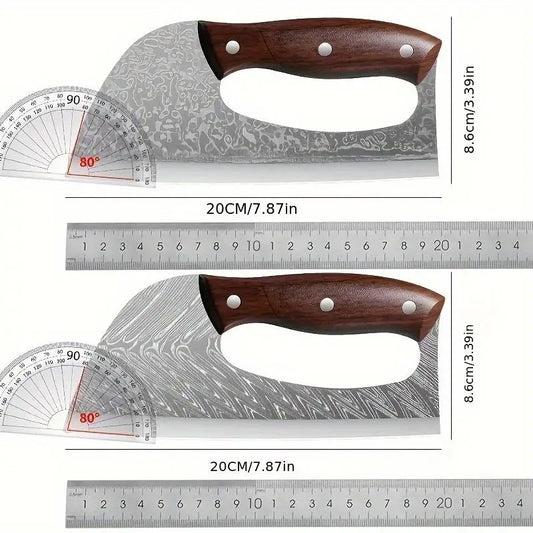 1pc Kitchen Slicing Knife Set Sharp High Carbon Stainless Steel cleaver Knife, Multi-Functional Chef's Knife